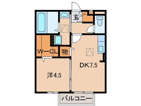 和歌山駅 バス15分  南中島下車：停歩5分 1階の物件間取画像